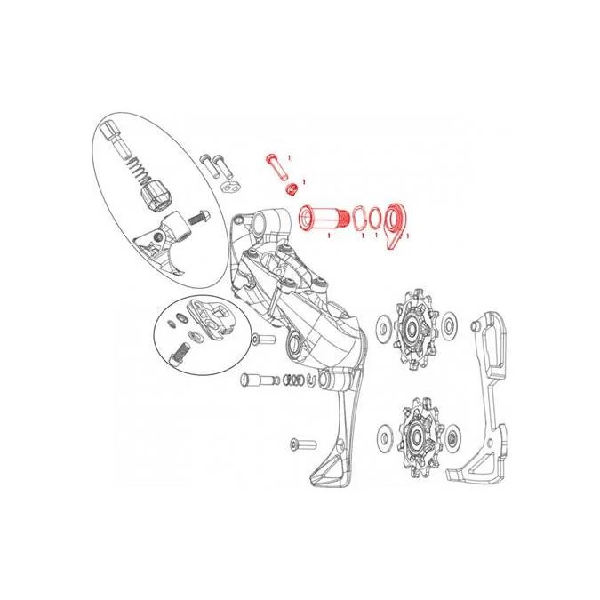 Vis de dérailleur Force CX1/Force 1