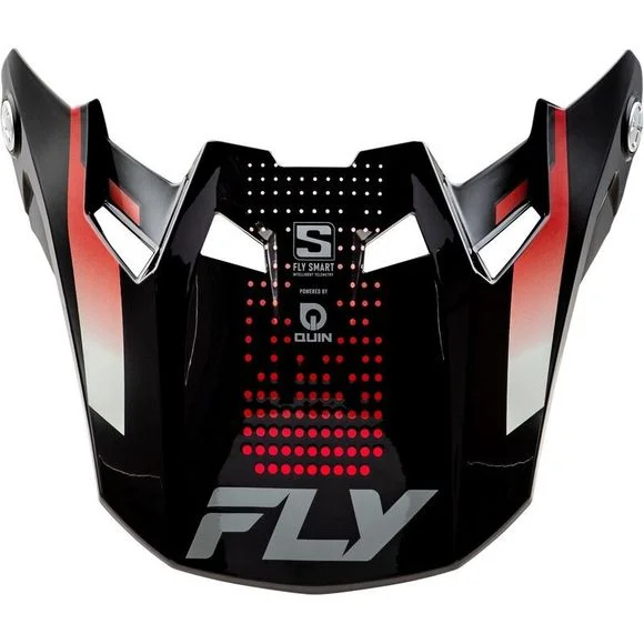 Visière TT Fly FORMULA S – PROTOCOL – Noir / Rouge Ref : FL1533