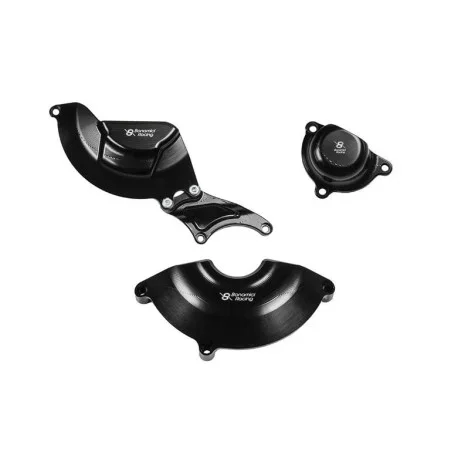 YAMAHA R3 PROTECTION KIT LEFT AND RIGHT SIDE ALUMINUM CRANKCASE BONAMICI